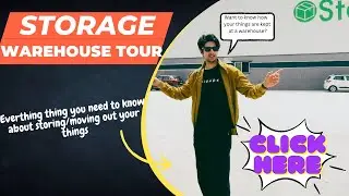 Storage Warehouse Tour | Watch this video before you keep your items at a Storage facility