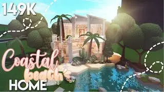 Bloxburg |ೃ⁀➷ Coastal Beach Home! * ˚ || House Build || Daislillia ❀