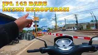 MOTORIDE Mengunjungi Perlintasan BARU JPL 143 Daru || Jalannya Sepi Dan Berkelok Kelok