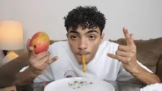 Smoking out the mango/ mango blunt wrap!
