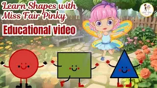 Learn Shapes with Miss Fair Pinky | Fun Shape Song for Toddlers | Polo Pal Rhymes