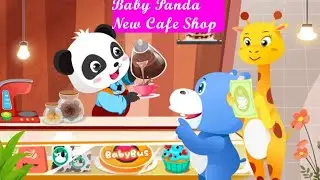 Baby Panda Summer Cafe #Become a Caf&eacute; Host and all customers baby bus game#baby #2023##cartoon#k#All