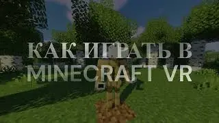 Как играть в Minecraft VR? Tlauncher VR 2024 #MinecraftVR #Minecrat | VIVECRAFT