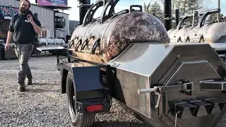 A TMG 250 on a Trailer