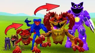 SIZE COMPARISON OF POPPY PLAYTIME FAMILY IN GARRYS MOD!