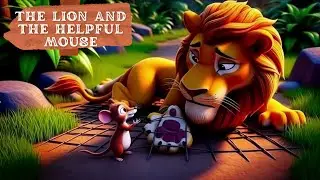The Lion and the Helpful Mouse | Kids Animation | Kids Stories