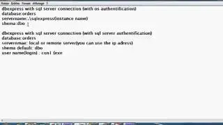 dbexpress with sql server database delphi empbarcadero part2‬