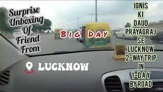 Nailed it! Gifted my friend his first car 🚘 at Lucknow. Big day #firstcar clickbait delivered