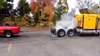 Semi vs  Chevy dually   tug of war   Street FX Motorsport   Graphics