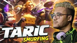 This is how you HARD SMURF TARIC Bot Lane | Aphromoo