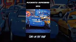 Plymouth Superbird the legendary car. #nascar #carsontheroad #disneyplus #shorts