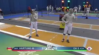 2021 Budapest Mens Sabre Team T04 GER vs KOR
