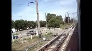 Козятин-1 – Залізничне. Електропоїзд ЕР9м-534 №6253 Козятин – Шепетівка. Частина 29. 04.07.2015