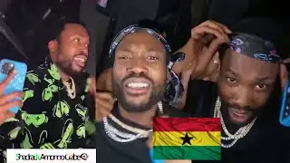 Meek Mill Is In Ghana! Jammed in a NightCl&ucirc;b with his Ghana DC CREW!!🇬🇭🔥🔥🔥