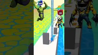 RANK STICK MAN UP 💚👍 StickMan Ladders Evolutions Run #shorts #funnyvideo #stickman #norugaming