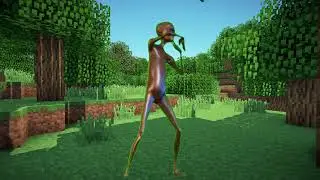 Howard the Alien in Minecraft for 1 hour