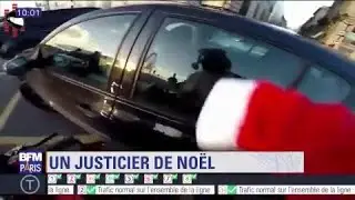 Délit de fuite : la folle course poursuite d’un père Noël à moto pour faire arrêter une voiture