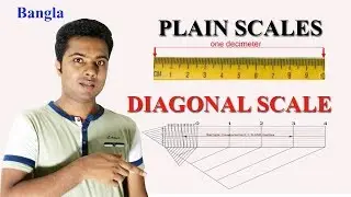 Plain scales | Diagonal scales | How to draw plain and diagonal scales?