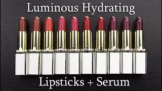 L'Oreal AGE PERFECT Luminous Hydrating Lipsticks + Serum: LIP SWATCHES & REVIEW