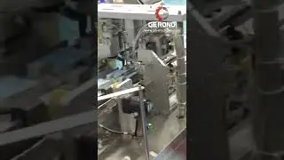 Automtic face mask making welding line testing video of mask production equipment