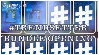 #TRENDSETTER PLAYER PACK BUNDLE OPENING! | NBA Live Mobile S4 Ep.13