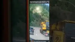 drunk driver on the highway PART 3 #canada #notmyvideo #drunkdriver