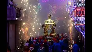 Sant'Eufemia D'Aspromonte. Festa 2018 di SANT'EUFEMIA MARTIRE. Rientro trionfale processione.