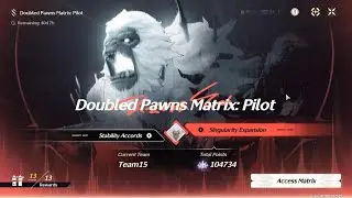 Doubled Pawns Matrix: Pilot (Season 1) -  104734 Points