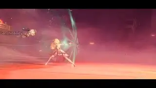 Traveler is a shielder too lore-wise! With slowmo! Mavuika Quest (Genshin Impact)