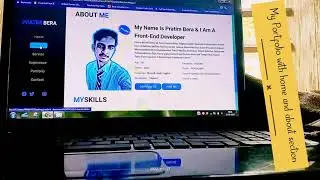 Example of an Personal Portfolio website of an frontend developer💻