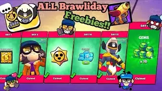 All &lsquo;Brawlidays Freebies&rsquo; Rewards!! | Brawl Stars