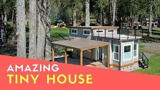 Beautiful Bellevue Park Model Tiny House by West Coast Homes