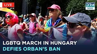 LIVE: Budapest Pride Parade Marks 30 Years of LGBTQ Activism Defying Orban's Ban | AM1G