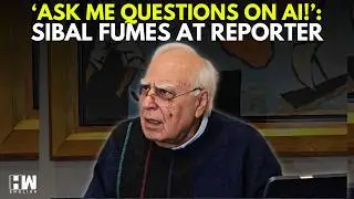 'Ask Me Questions On AI!': Sibal Fumes At Reporter | Congress' Shirtless Protest | Rahul Gandhi | AI