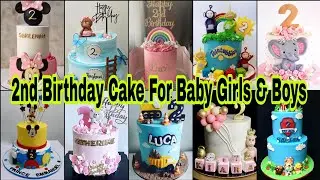 2nd Birthday Cake Ideas For Baby Girl & Boy/Birthday Cake Ideas/Kids Birthday Cake/Two Tier Cake