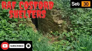 RAF Cosford WW2 Air Raid Shelters, WW2 Bunkers, Set30official Urban Exploring
