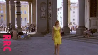 Fiona Bruce @lovely yellow Boden sleeveless dress