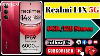 Realme 14x 5G Price, Official Look, Design, Specifications, 8GB RAM, Best Camera