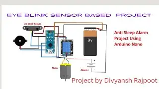 Model based on sensor Eye blink Sensor based Accident Avoiding Car 🚗   ll  by Divysnsh Rajpoot