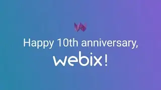 Webix 10th Anniversary!