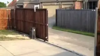 After Video For Dallas Area Sliding Gate Repair