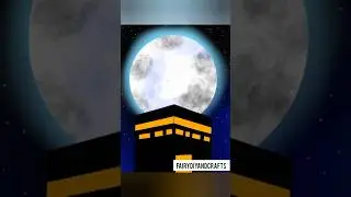 Easy Makkah in moonlight  🌙🕋 #art #shorts #painting #shortsfeed #shortsvideo #drawing #tutorial