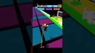 Beating the Impossible Glass Bridge - Squid Game #roblox