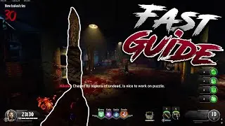 BLOOD OF THE DEAD - GOLDEN SCAPEL UPGRADE FAST GUIDE | BLACK OPS 4