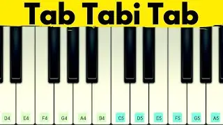 Tab Tabi Tab Piano - Maaz Weaver || Sawt Safiri El Bolboli || Viral Nasheed || Walkband App
