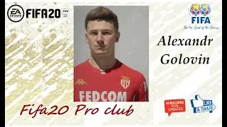 FIFA 20 Alexandr Golovin Look alike in AS Monaco // Fifa20 Pro club