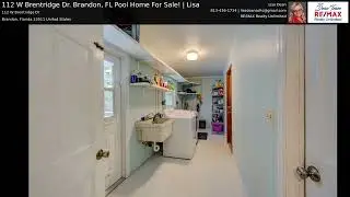 112 W Brentridge Dr. Brandon, FL Pool Home For Sale! | Lisa