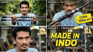 Beli 2 Joran Casting Made in Indonesia, Harganya Merakyat !! 662 & 702 Feet (198 dan 210 cm)