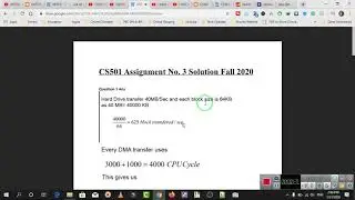 CS501 ~ Assignment No 3 Solution Fall 2019-20