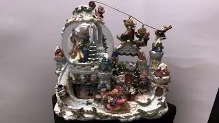 Ep. 190 - Christmas Castle Ski Resort Snow Globe Repair - Water change, stopper replacement